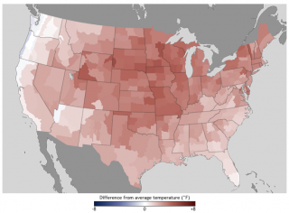 2012 anno caldissimo negli USA: il clima cambia rapidamente, non altrettanto la società