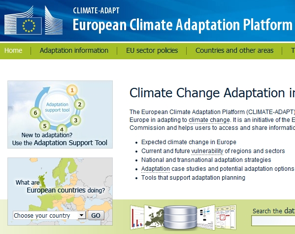 Adattamento al cambiamento climatico: nasce il nuovo portale web europeo