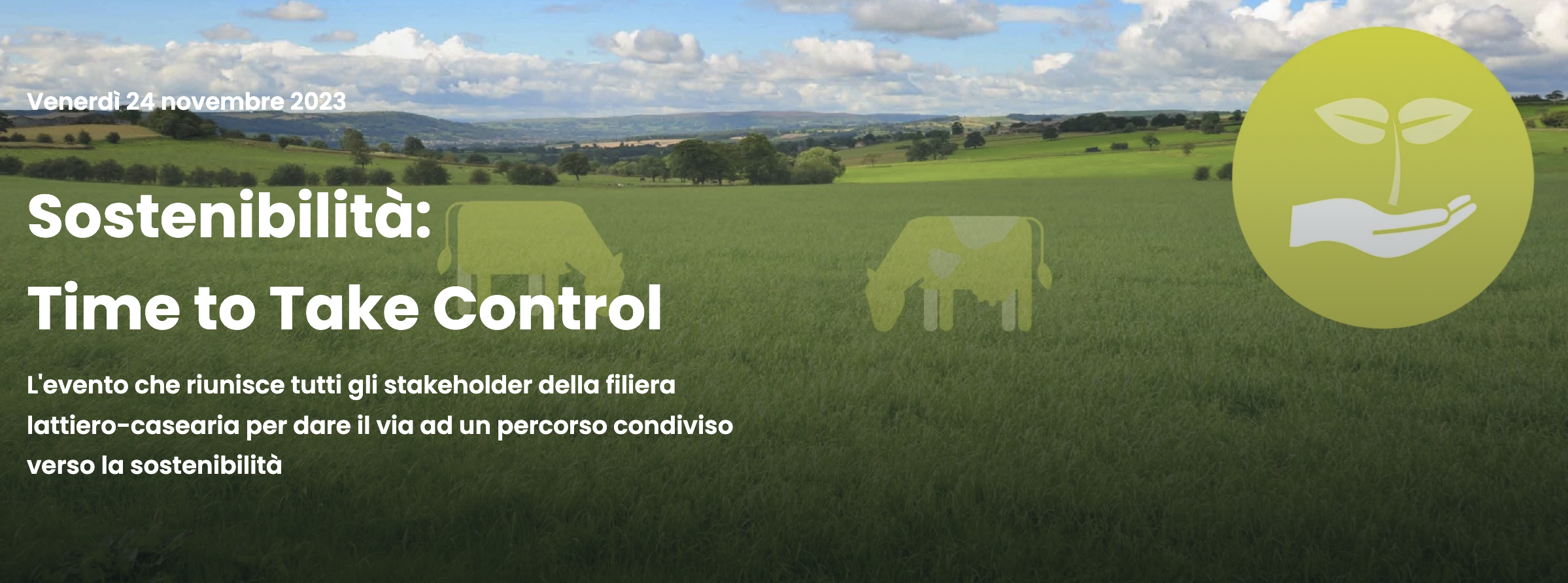 Trouw Nutrition. Sostenibilità: Time to Take Control