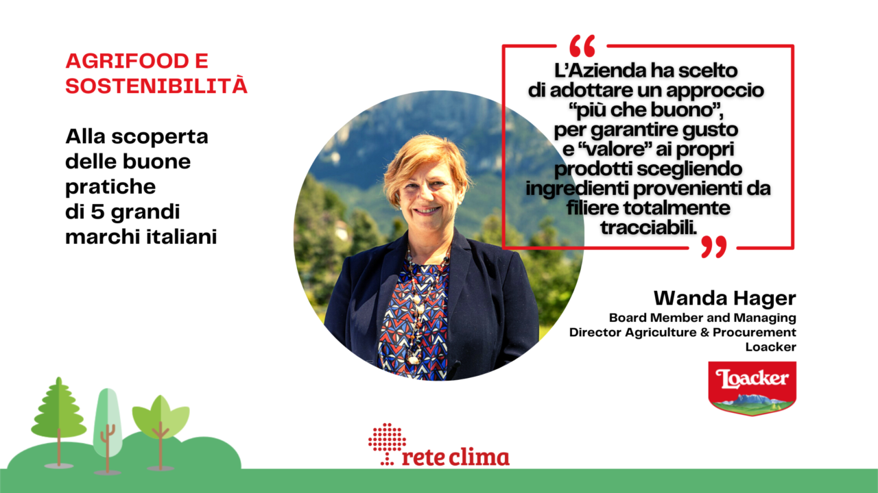 Le buone pratiche della filiera agroalimentare italiana: intervista a Wanda Hager – Loacker