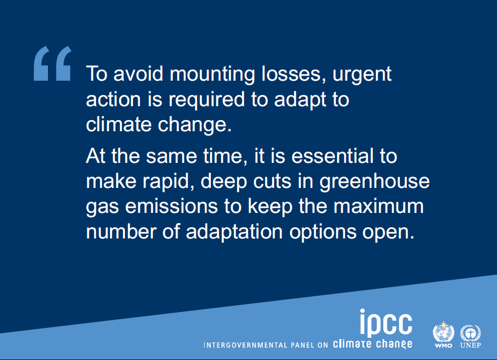IPCC adattamento