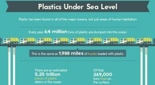 Plastiche e microplastiche in Mari e Oceani: qualche informazione ed una infografica di sintesi