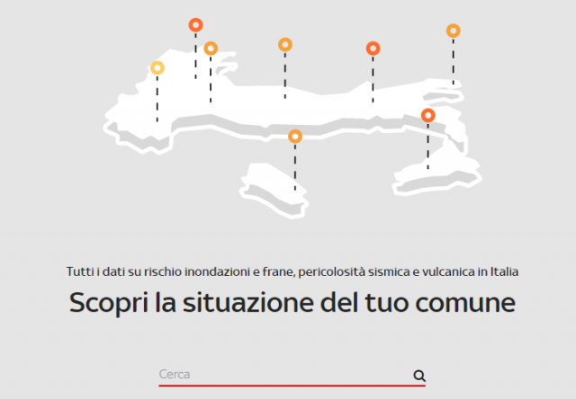 Il tuo Comune è a rischio idrogeologico, sismico o franoso? Scoprilo con questa mappa digitale online.